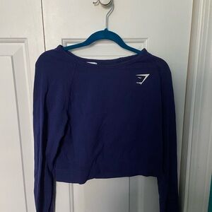 gym shark crop top